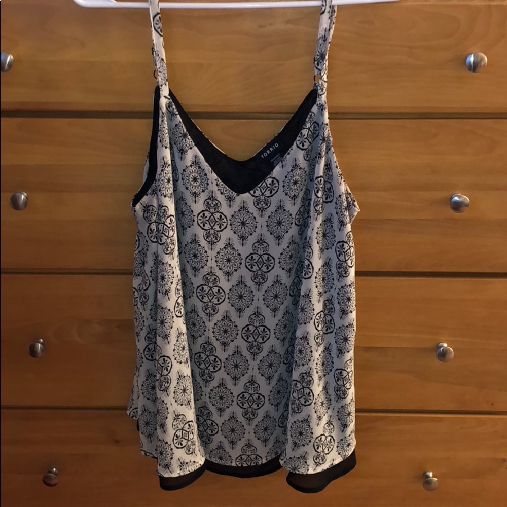 Torrid Double Layer Chiffon Cami - image 1